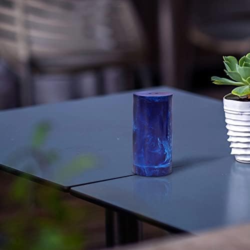 Natural Horn Salt and Pepper Shakers Set of 2 Blue