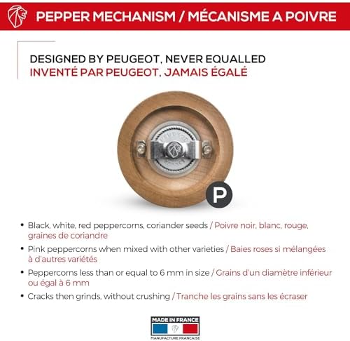 Peugeot Paris Antique Pepper Mill - 85in Beechwood