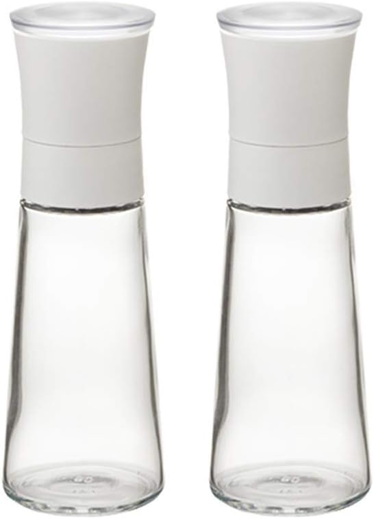 Black and White Pepper Mill Set