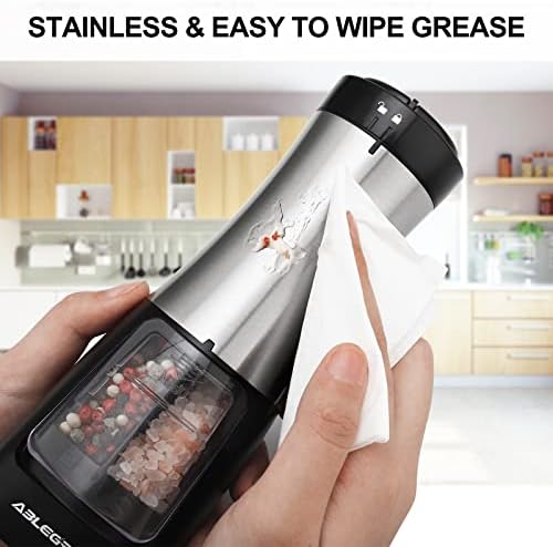 Efficiently Grind Salt Pepper with Intuitive Controls