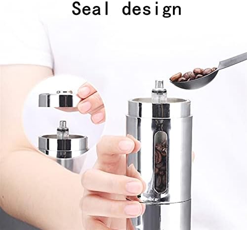 LEIXIUSM Pepper Shaker with Handle - Manual Salt Pepper Mill