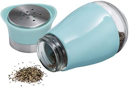 2-Pack Salt And Pepper Shakers Elegant Blue