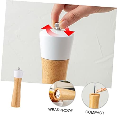 ugged friendly salt pepper grinder set