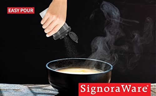 Moisture-Proof Salt Pepper Shakers Set for Camping Picnic by SIGNORA WARE