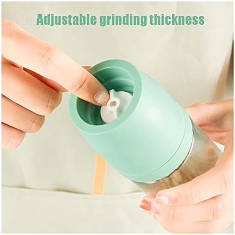 ONwngXW 2pcs Salt Pepper Mill Set with Elegant Design