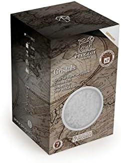 Peugeot Coarse Dry White Salt 350g - 7 fresh sachets of 50g