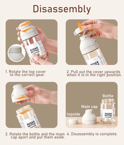 Effortless Salt Sugar Pepper Dispenser