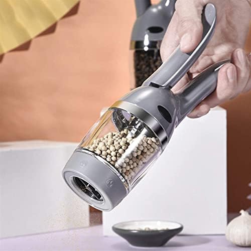 Premium Salt and Pepper Mill Set for Easy Grading Refill