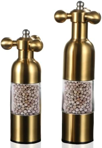 Adjustable Salt Pepper Grinders Elegant Practical for Home Chefs