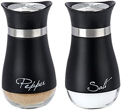 Refillable Salt and Pepper Shakers Set