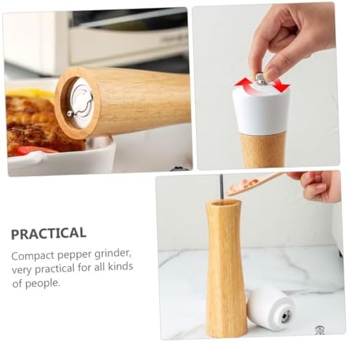 ugged friendly salt pepper grinder set