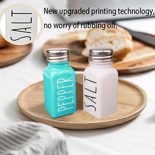 Genuine Farmhouse Salt Pepper Shakers Set with 13 Holes