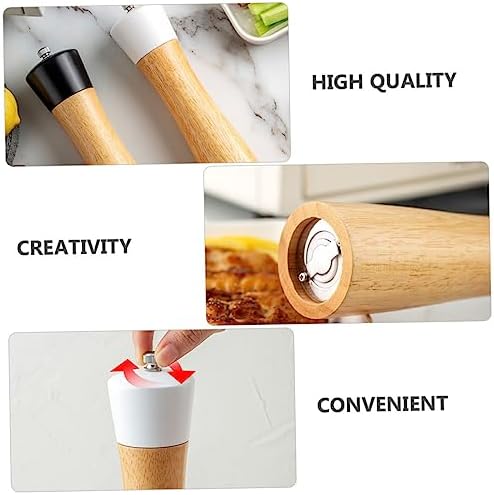 ugged friendly salt pepper grinder set