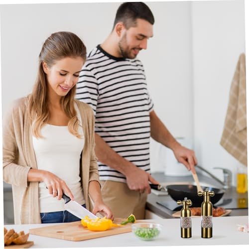 Adjustable Salt Pepper Grinders Elegant Practical for Home Chefs