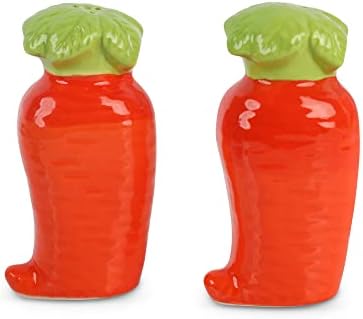 Novelty Ceramic Vegetable Salt Pepper Shakers Set