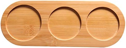 URMAGIC Bamboo Salt Pepper Mill Tray Set