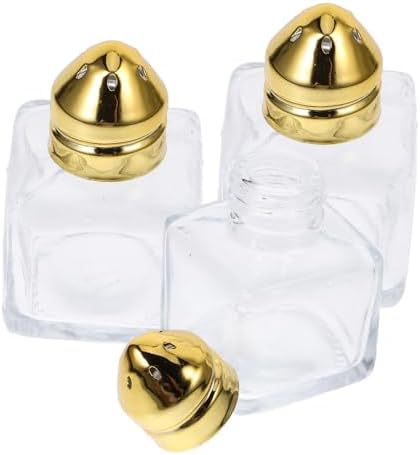 Stylish 3-Pack Salt Pepper Shakers Set