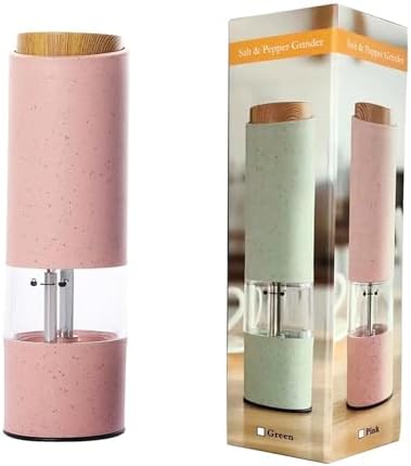 Electric Salt and Pepper Grinder SetAdjustable Coarse to Fine