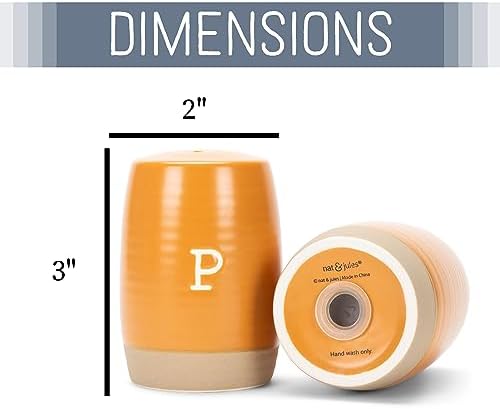 NAT AND JULES Modern Salt Pepper Set