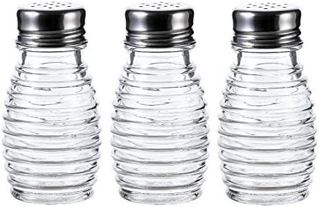 Stainless Steel Salt and Pepper Shakers Set