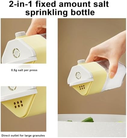 Precision Salt Pepper Shakers with 002oz Metering