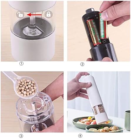 Premium Salt Pepper grinder with LED Light Design for Home use