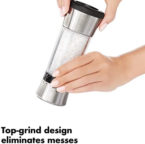 OXO Good Grips Sleek Adjustable Salt and Pepper Mill Set