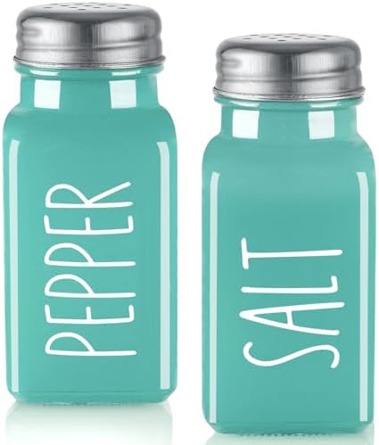 Turquoise Salt and Pepper Shakers Set