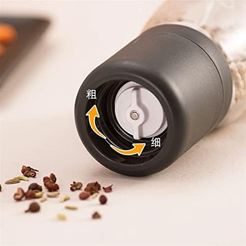Manual Salt and Pepper Shaker with Stainless Steel Design