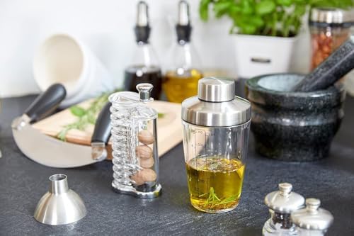 Cole Mason Stainless Steel Salt and Pepper FunnelW