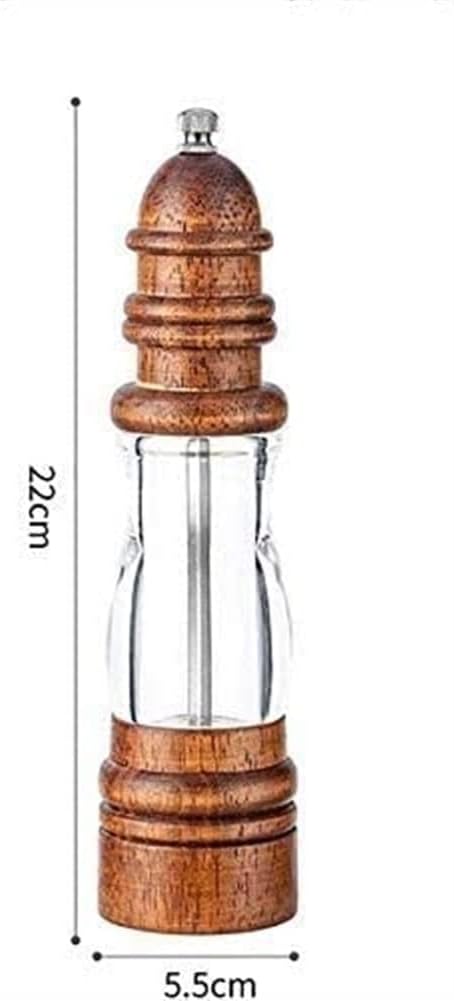 Adjustable Salt Pepper Mill Set by SMSOM
