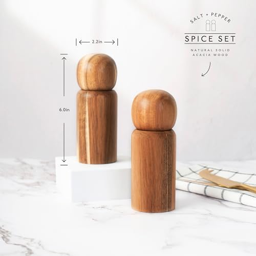 Manual Salt and Pepper Grinder Set