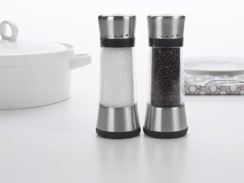 OXO Good Grips Sleek Adjustable Salt and Pepper Mill Set