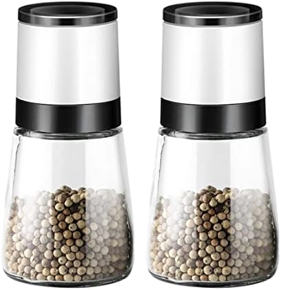 Elegant Pepper Shaker Set with Adjustable Capacity