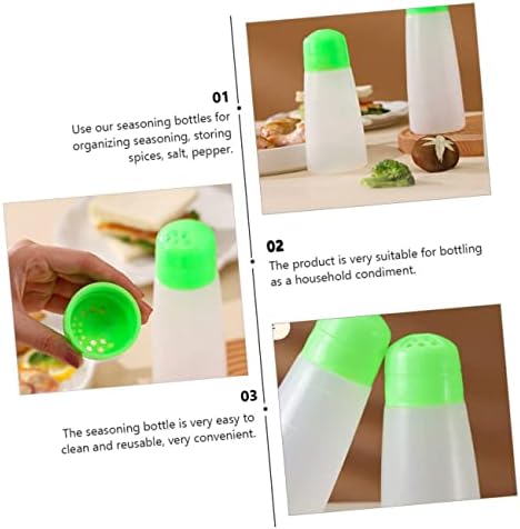 BIUDECO Spice Shaker Set of 6 Salt Pepper Jars