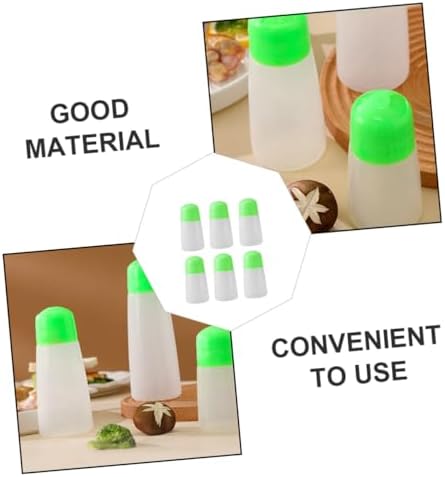 BIUDECO Spice Shaker Set of 6 Salt Pepper Jars