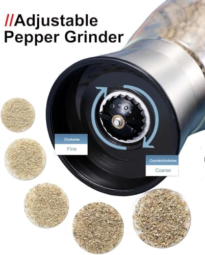 Adjustable Coarseness 55 inch Stainless Steel Pepper Mill
