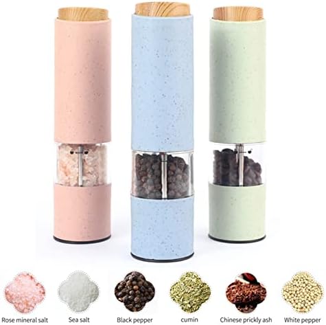 Electric Salt Pepper Grinder with Adjustable Coarseness Automatic Shaker Case 1 PCS