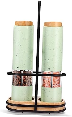 Zerodeko Electric Salt Pepper grinder set