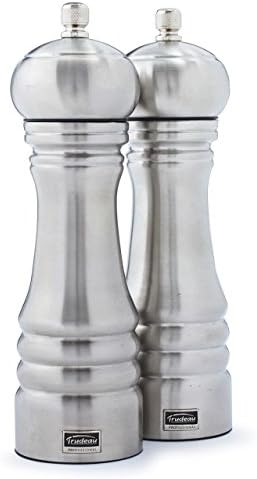Adjustable Stainless Steel Pepper Salt Mill Set