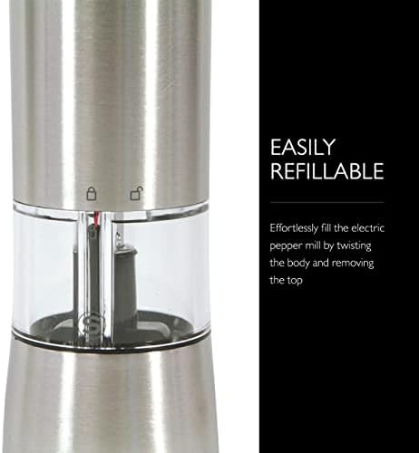 Cole Mason Hampstead Electric Salt Mill Set