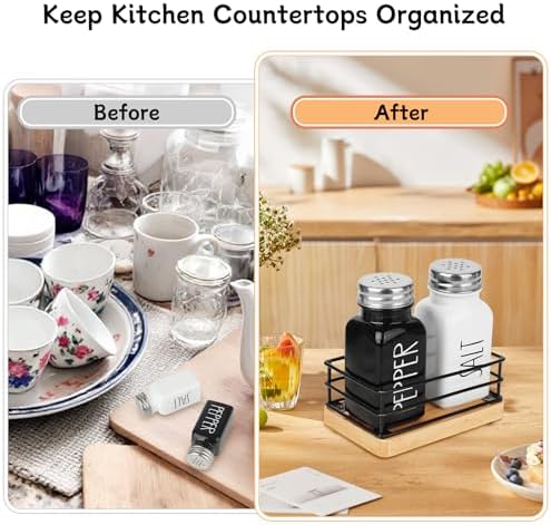 Stylish Salt Pepper Shakers Set Household Name