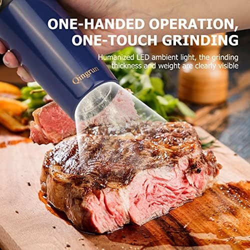 Electric Salt or Pepper Grinder with LED Light