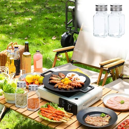 Voittozege 30-Piece Glass Salt Pepper Shaker Set