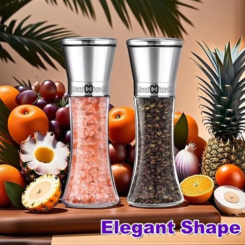 MuzziccizzuM Salt Pepper Grinder Set