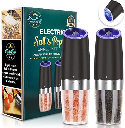 Perfect Electric Salt Pepper Mill Set for Home or Travel