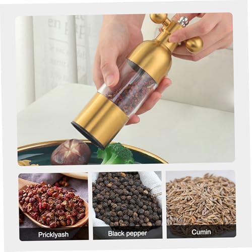 Adjustable Salt Pepper Grinders Elegant Practical for Home Chefs