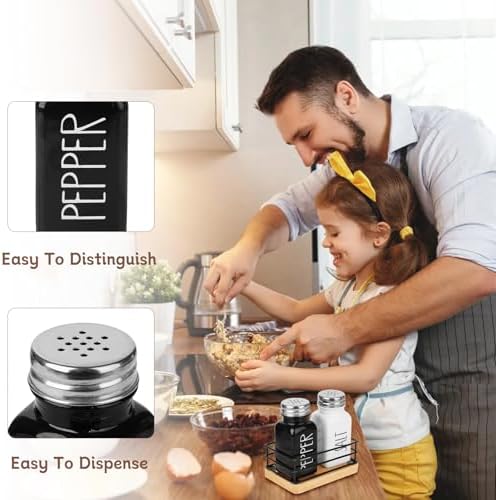 Stylish Salt Pepper Shakers Set Household Name