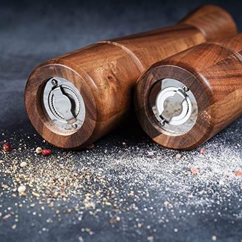 Perfect Salt and Pepper Mill Set with Tray
