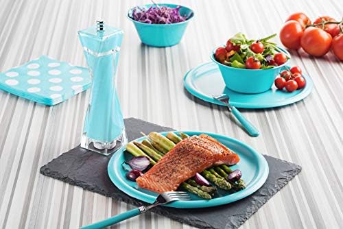 MITBAK Acrylic Turquoise Salt and Pepper Grinders Set